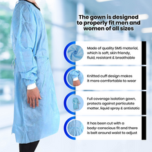 Load image into Gallery viewer, Disposable Isolation Gown (FDA Registered CE certified Level 2)