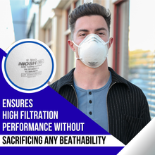 Load image into Gallery viewer, N95 Cup Mask - FDA Certified & NIOSH Approved - White