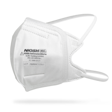 Load image into Gallery viewer, N95 Folding Mask - FDA Certified & NIOSH Approved - White